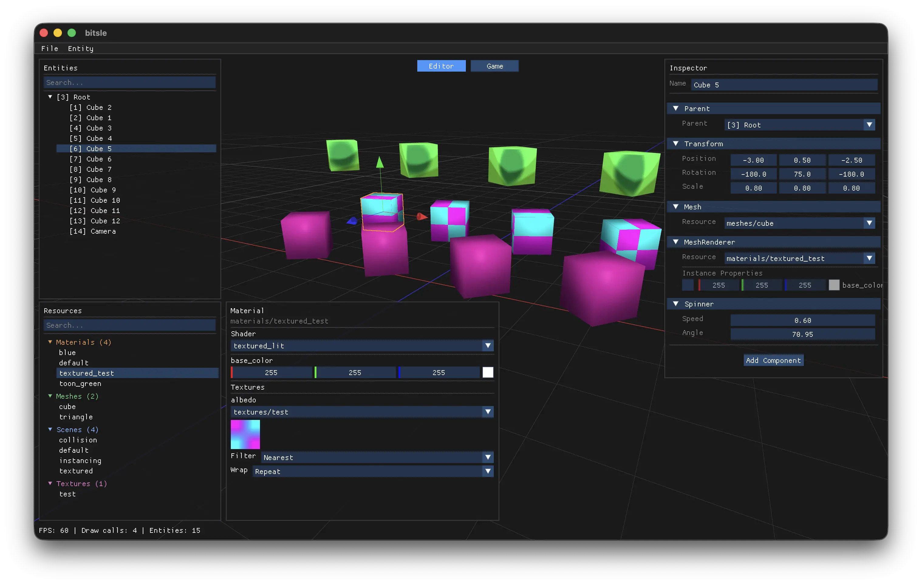 Screenshot of Bitsle