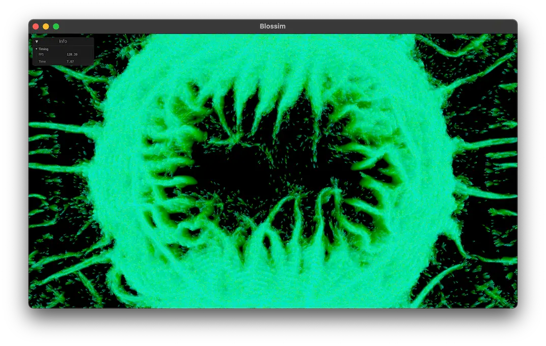 Screenshot of Blossim